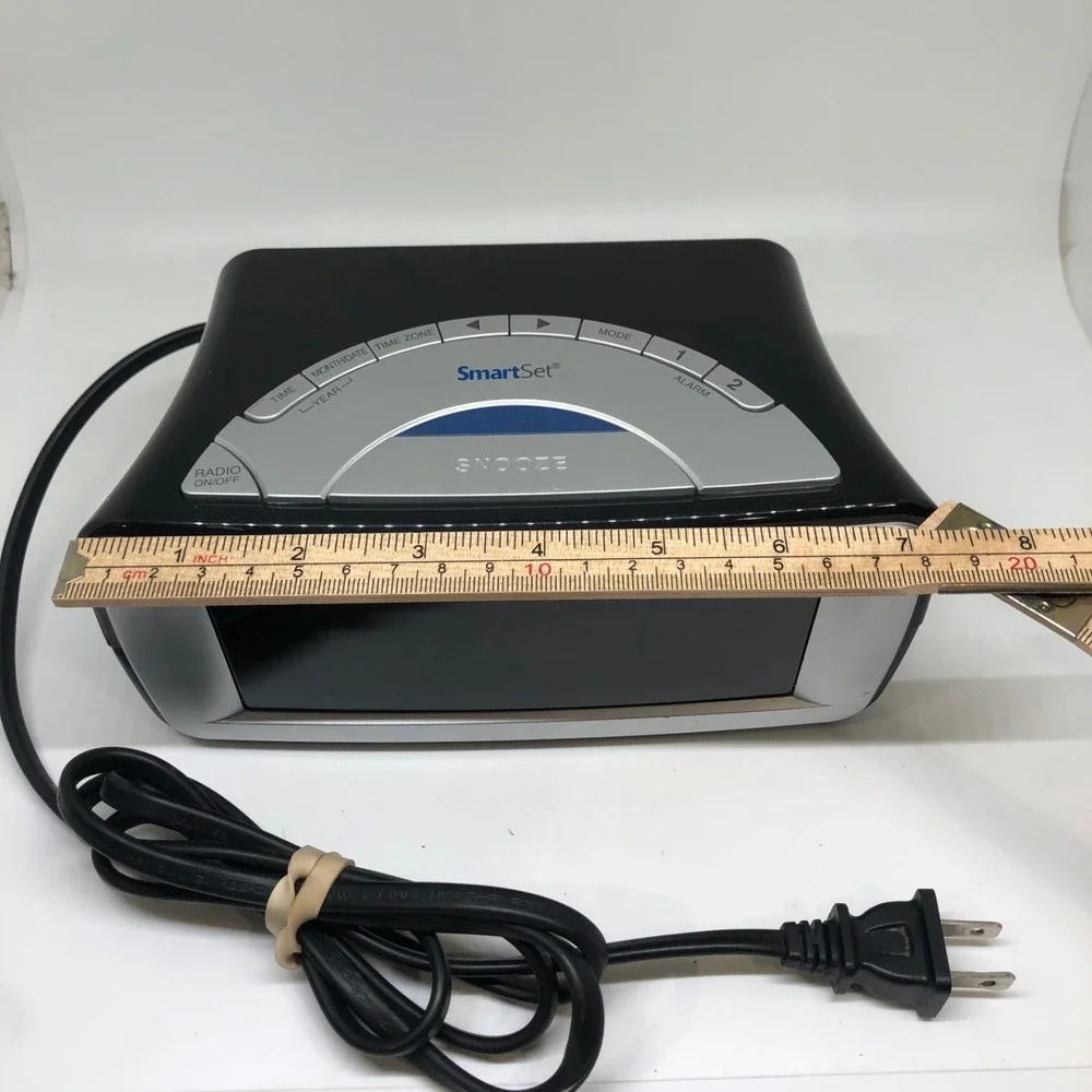Emerson Research SmartSet CKS9051 Dual Alarm Clock AMFM Radio Tested WORKS